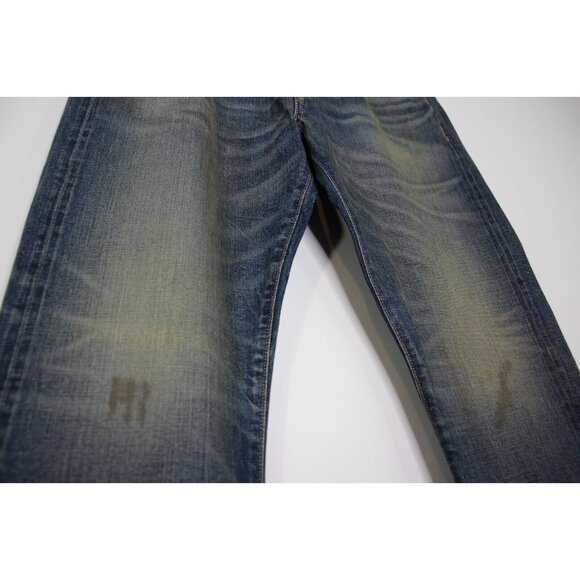 RRL Double RL Mens 36 x 34 Japanese Selvedge Distressed High Slim Jeans NEW K534 - Picture 10 of 13